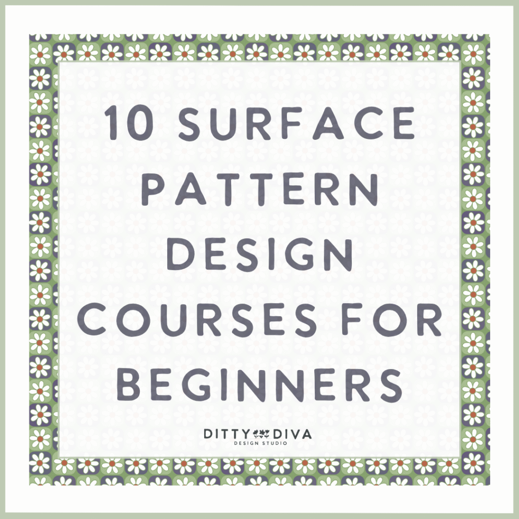 10 Surface Pattern Design Course For Beginners